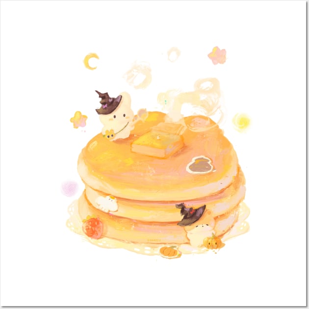 Happy Pancake Wall Art by happyyu